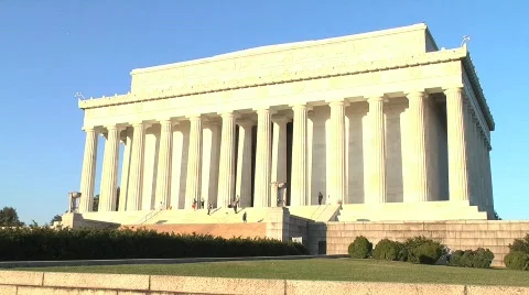 Lincoln Memorial Stock Footage 877388