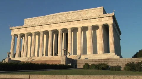 Lincoln Memorial Stock Footage 877391