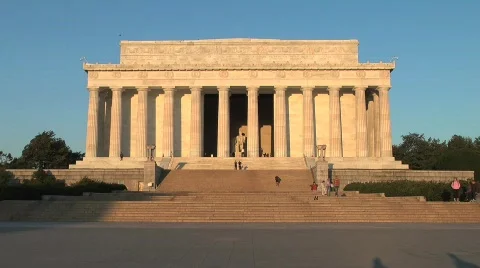 Lincoln Memorial Stock Footage 877413