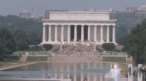 Lincoln Memorial Stock Footage