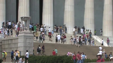 Lincoln Memorial Stock Footage 27143550