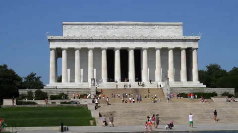 Lincoln Memorial Stock Footage 41357045