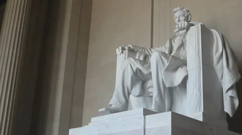The Lincoln Memorial Video stock 55445604