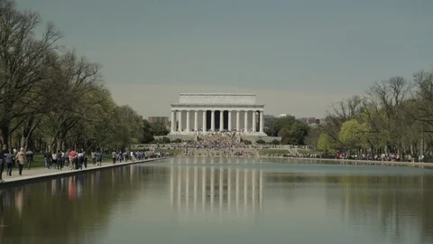 Lincoln Memorial Stock Footage 85816202