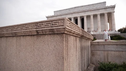 Lincoln Memorial 库存影片 123390045