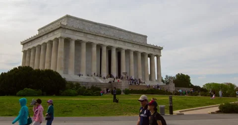 Lincoln Memorial Hyperlapse in 4K Stock Footage 62731915