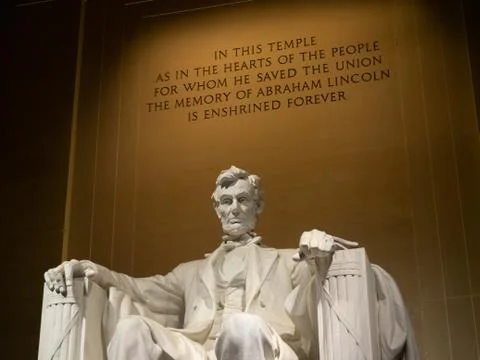 Lincoln Memorial. Stock Photos