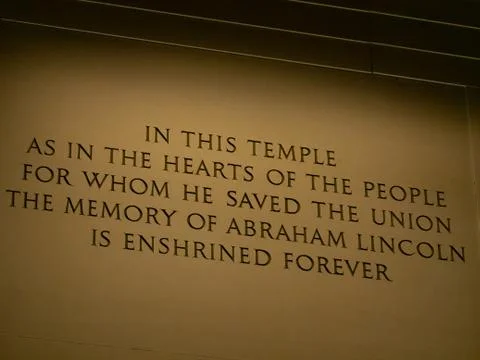 Lincoln Memorial. Stock Photos