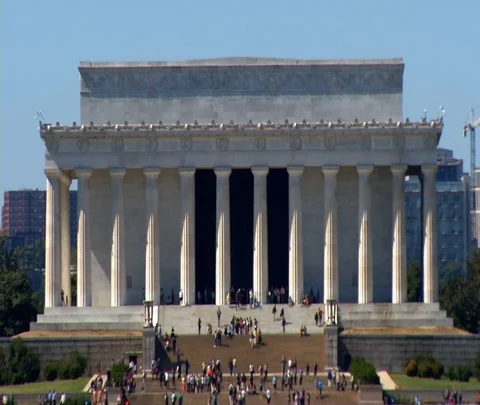 Lincoln Memorial Static 스톡 동영상 87097717