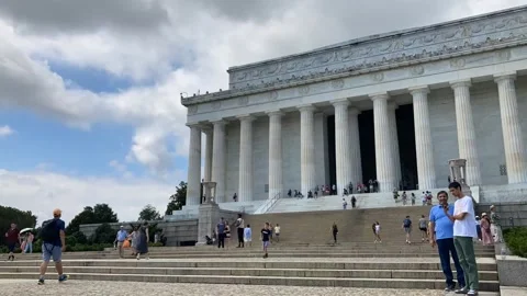Lincoln Memorial time lapse 3 動画素材 233558652