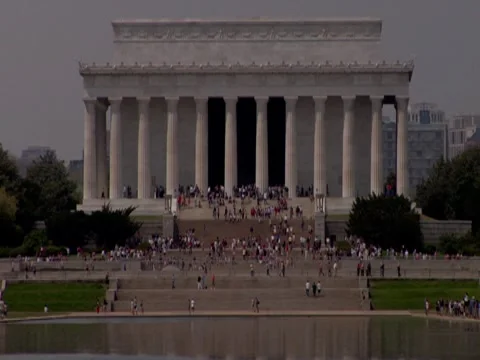 Lincoln Memorial Timelapse Stock Footage 7756497