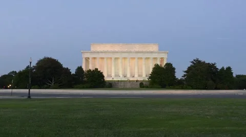 Lincoln Memorial Twilight Timelapse Stock Footage 62897727