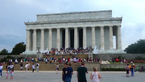 Lincoln Memorial in Washignton Stock Footage 102715725