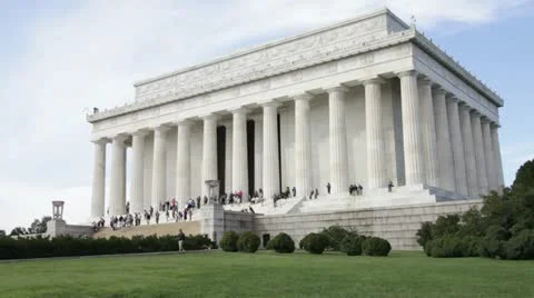 Lincoln Memorial, Washington, DC Stock Footage