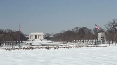Lincoln Memorial in Washington DC Stock Footage 35787781