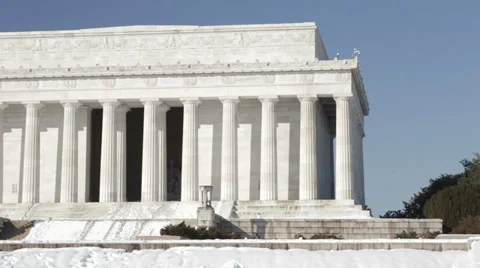 Lincoln Memorial in Washington DC Video stock 35789935