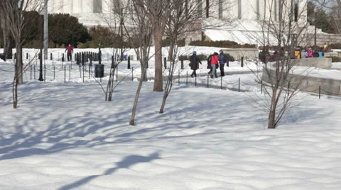 Lincoln Memorial in Washington DC Video stock 35789990