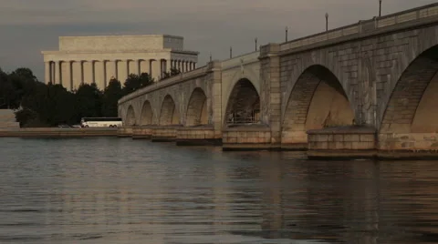 Lincoln Memorial in Washington DC Stock Footage 42269853