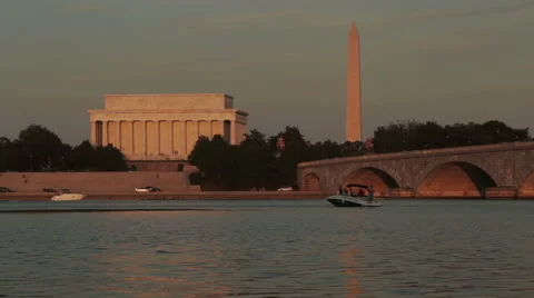 Lincoln Memorial in Washington DC Stock Footage 42349009