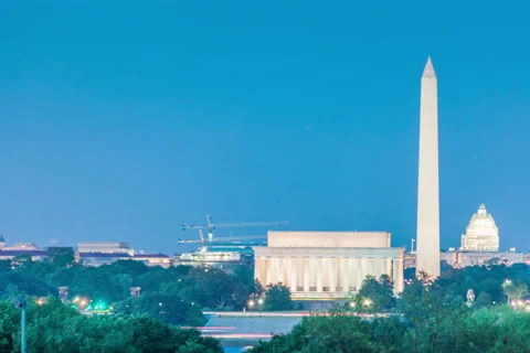 Lincoln Memorial in Washington DC Stock Footage 50773370