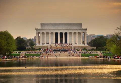Lincoln memorial, washington dc Stock Photos