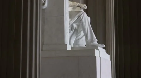 Lincoln Monument in DC Stock Footage 59998138