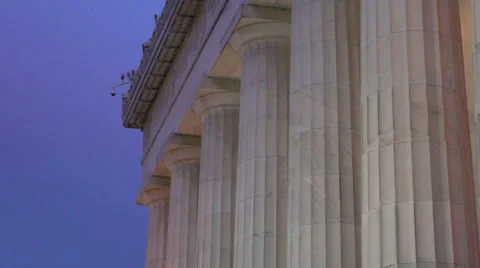 Lincoln Monument in DC Stock Footage 60029760