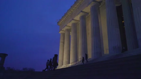 Lincoln Monument in DC Stock Footage 60030035