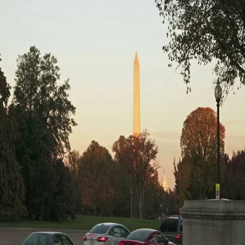 Lincoln Monument in DC Stock Footage 69335458