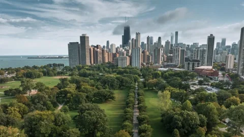 Lincoln Park Chicago Stock Footage 252239048