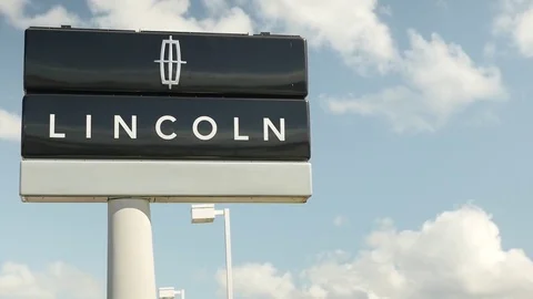 Lincoln Sign Timelapse Stock Footage 74586066