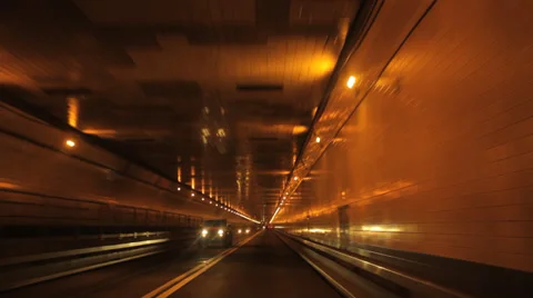 Lincoln Tunnel Stock Footage 27356854