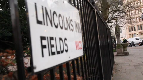 Lincoln's field pull focus sign Stock Footage 38462403