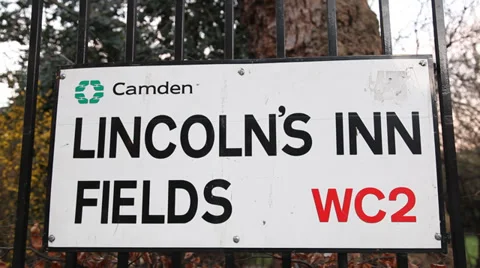 Lincoln's Inn Fields WC2 Stock Footage 38462260