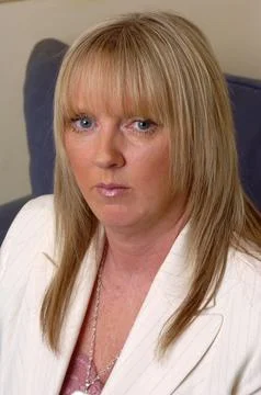Linda Bowman 43 The Mother Of Murdered 18 Year Old Sally Anne Who Was Stabbed In Stock Photos
