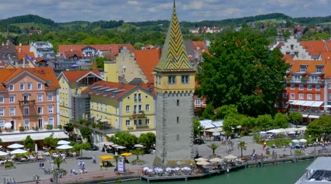 Lindau at Lake Constance, Germany Video stock 51661604