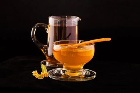 Linden honey Stock Photos