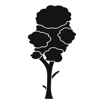 Linden icon, simple style Stock Illustration