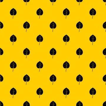 Linden leaf pattern vector イラスト素材