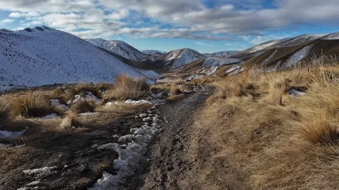 Lindis Pass Stock-Footage 283466271