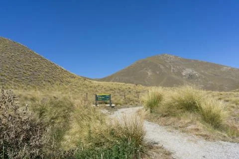 Lindis pass Stock Photos