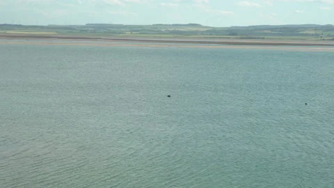 Lindisfarne Beach Stock Footage 137428936