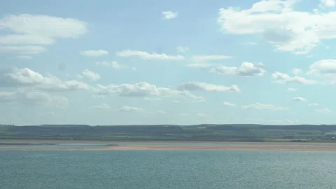 Lindisfarne Beach Stock Footage 137430589