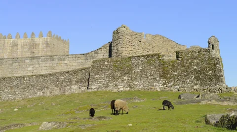 Lindoso Castle Stock Footage 32860976