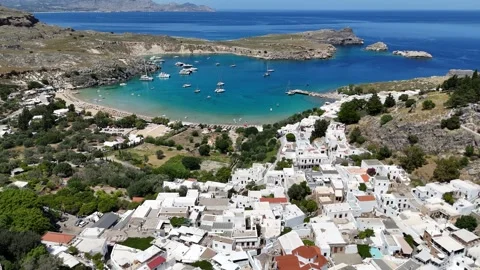 Lindos.Rhodes.2507 Video stock 313441823
