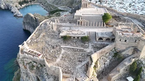 Lindos.Rhodes.3.2507 Video stock 313442026
