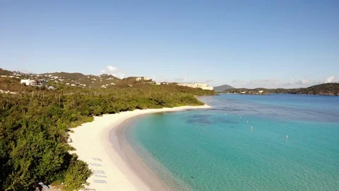 Lindquist beach drone view Stock Footage 102202807