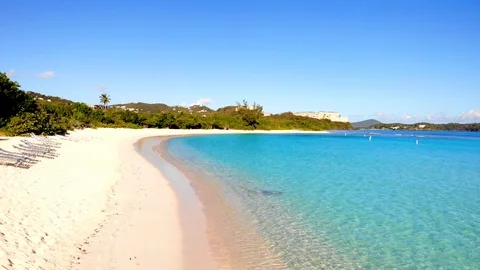 Lindquist beach St Thomas USVI 2 Stock Footage 102202883