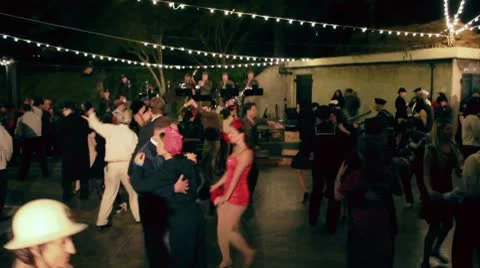 Lindy Hoppers Stock Footage 10786960