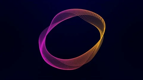 Line 3D animation background Stock Footage 234806832